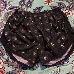 Floral Nike shorts